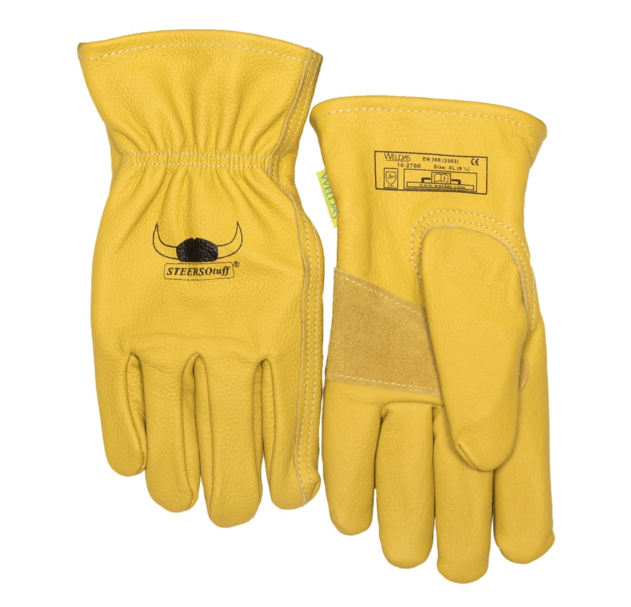 STEERSOtuff® driver model glove made of durable and pliable top grain-side-cowhide, oil and water resistant