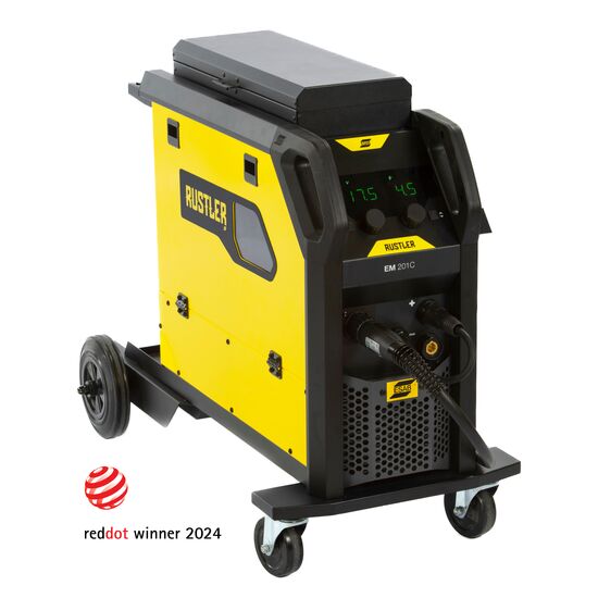 ESAB Rustler EM 203C Compact MIG Inverter Welder Package - 400v, 3ph