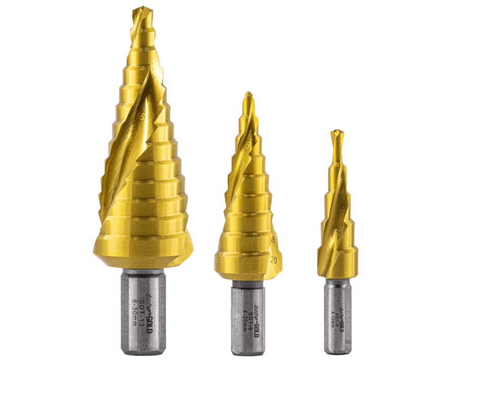 TURBO™ GOLD STEP DRILLS