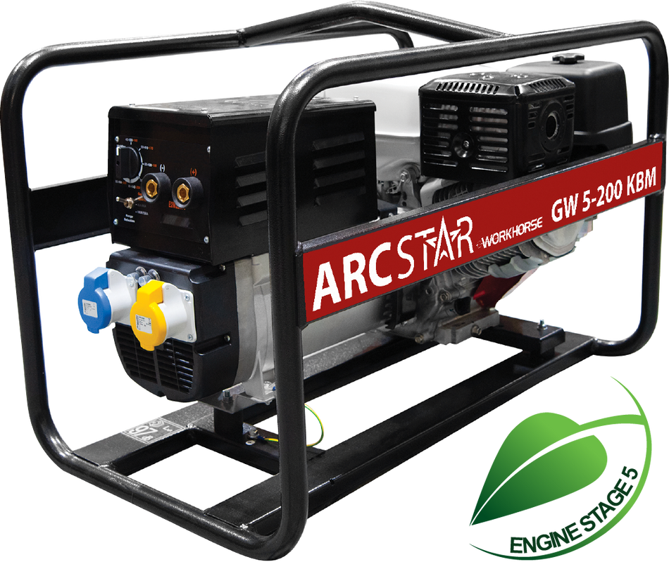 ArcStar GW5-200 KBM Petrol Welder Generator 200 Amp