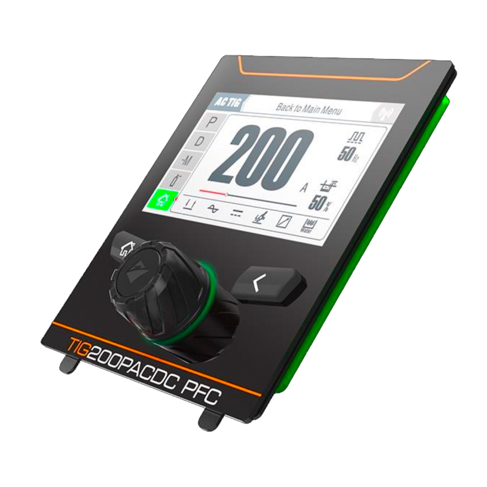 TIG TFT Advanced Screen (EVO 200P AC/DC Models)
