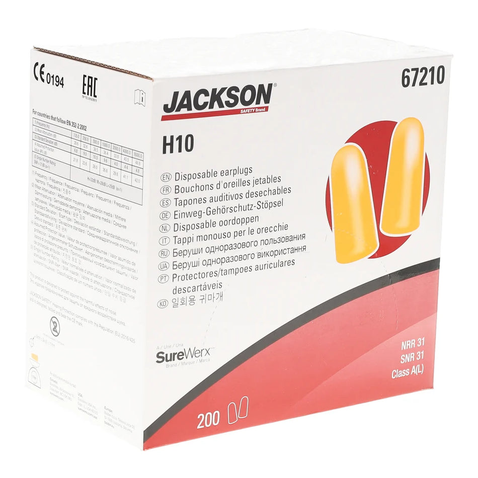 SWP Jackson Uncorded Ear Plugs (Box 200)
