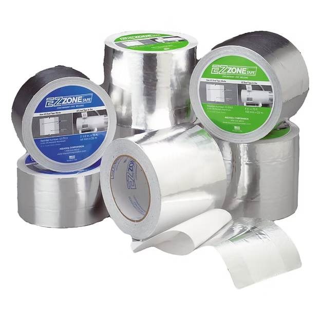 Aquasol Zone Tape Adhesive  Free Centre Aluminium Tape
