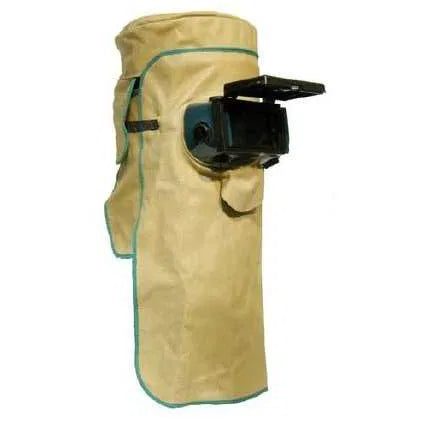Leather Welding Hood 4/14 x 2" lens (monkey mask)