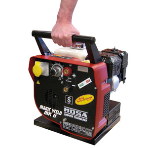 MOSA MagicWeld 150 Welder Generator Site Package with Gauntlets, Helmet & 5m Welding Leads - 150A, 110V ZX35.22264