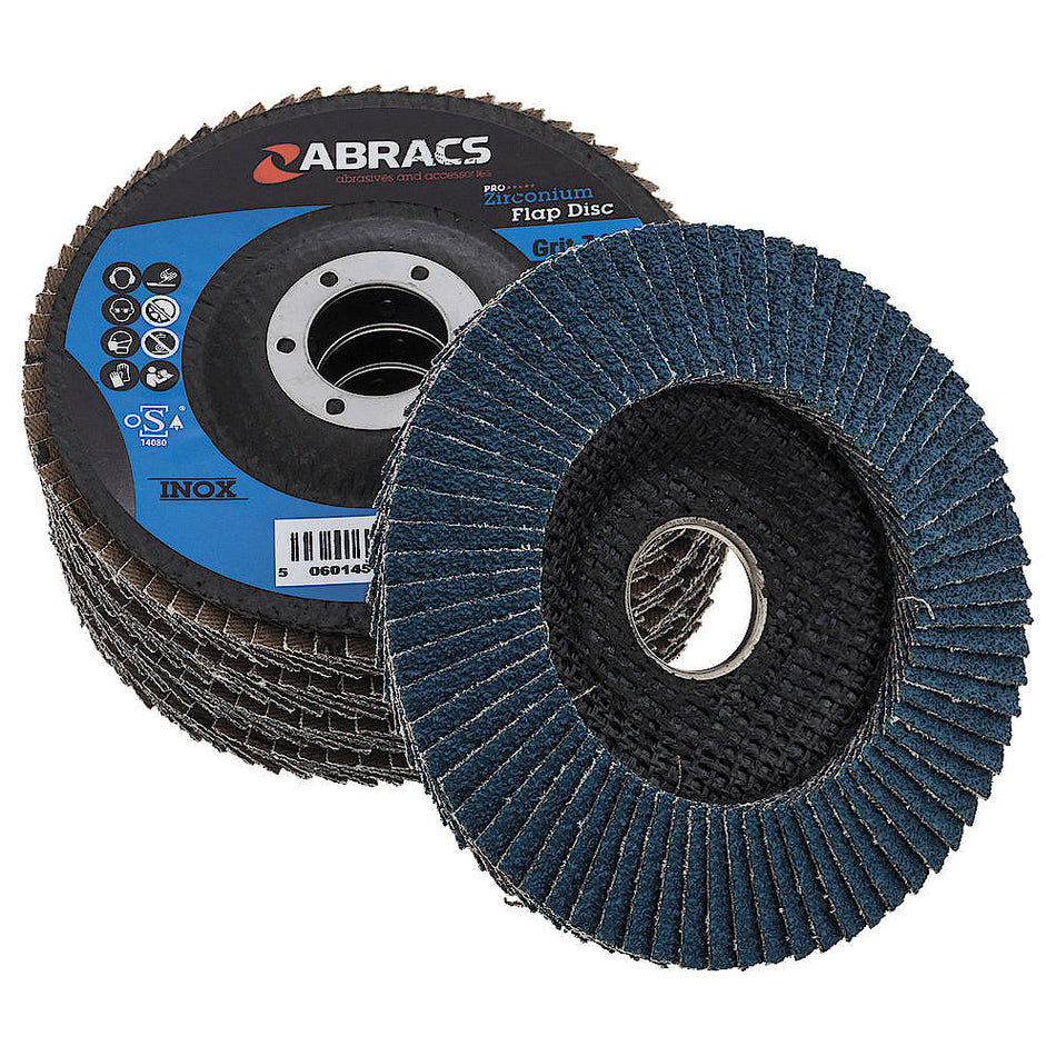 Abracs Zirconium Pro Flap Discs (Pack of 25)