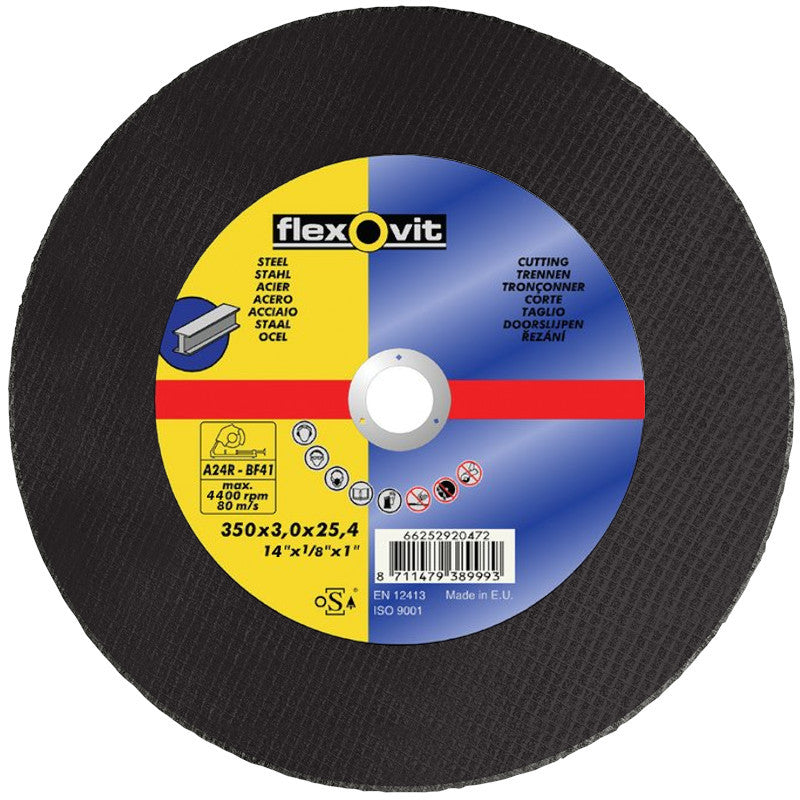 Flexovit Chop Saw Cutting Disc For Steel