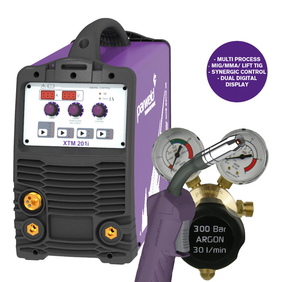 Parweld XTM 201i Multi Process Mig Welder