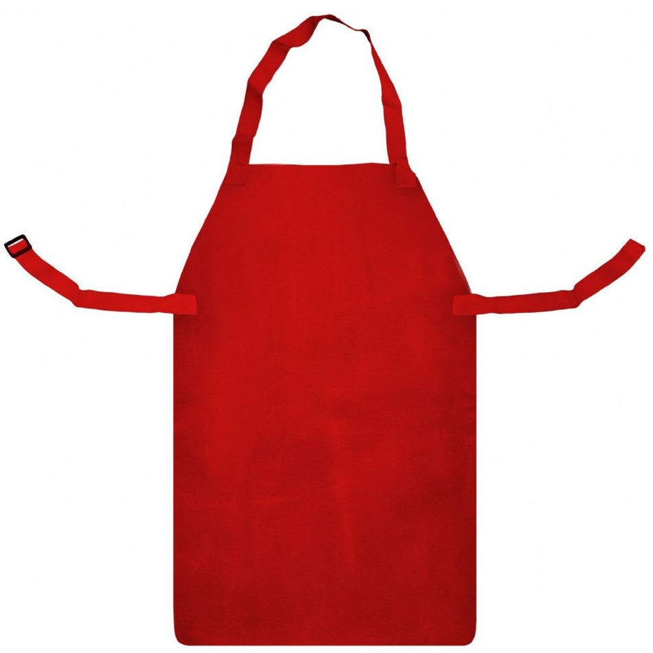 Red Leather Welding Apron