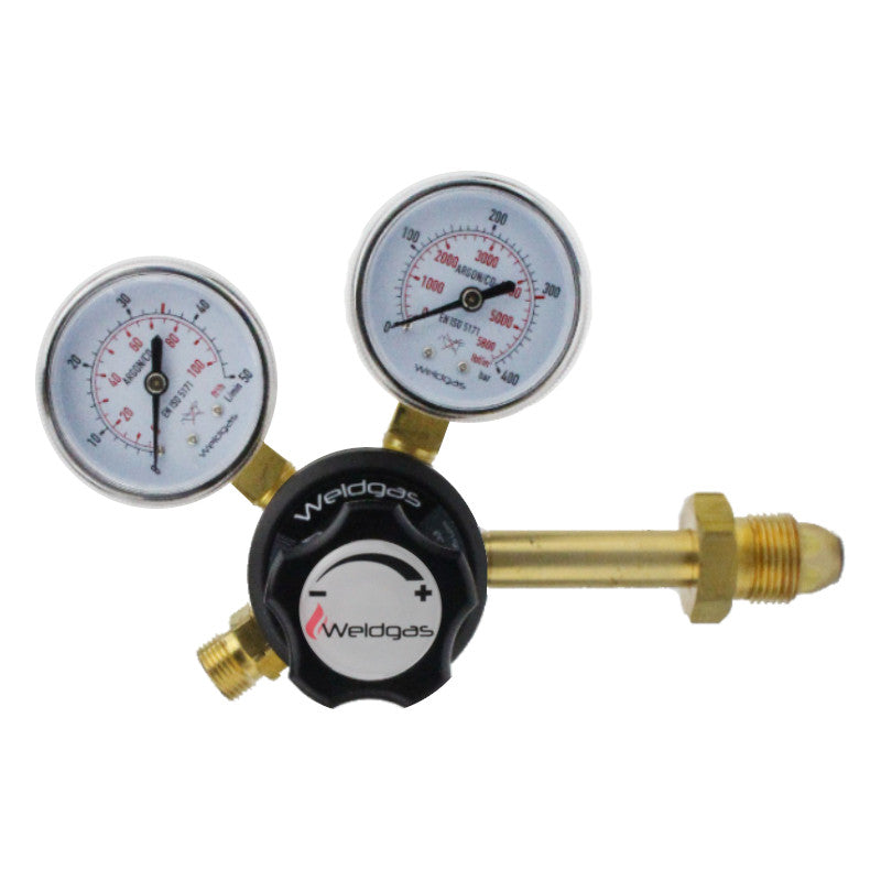 Single Stage 2G Argon CO2 Regulator Side Entry 35 LPM