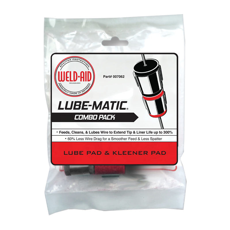 Weld Aid Lube-Matic Combo Pads (Pack of 2)