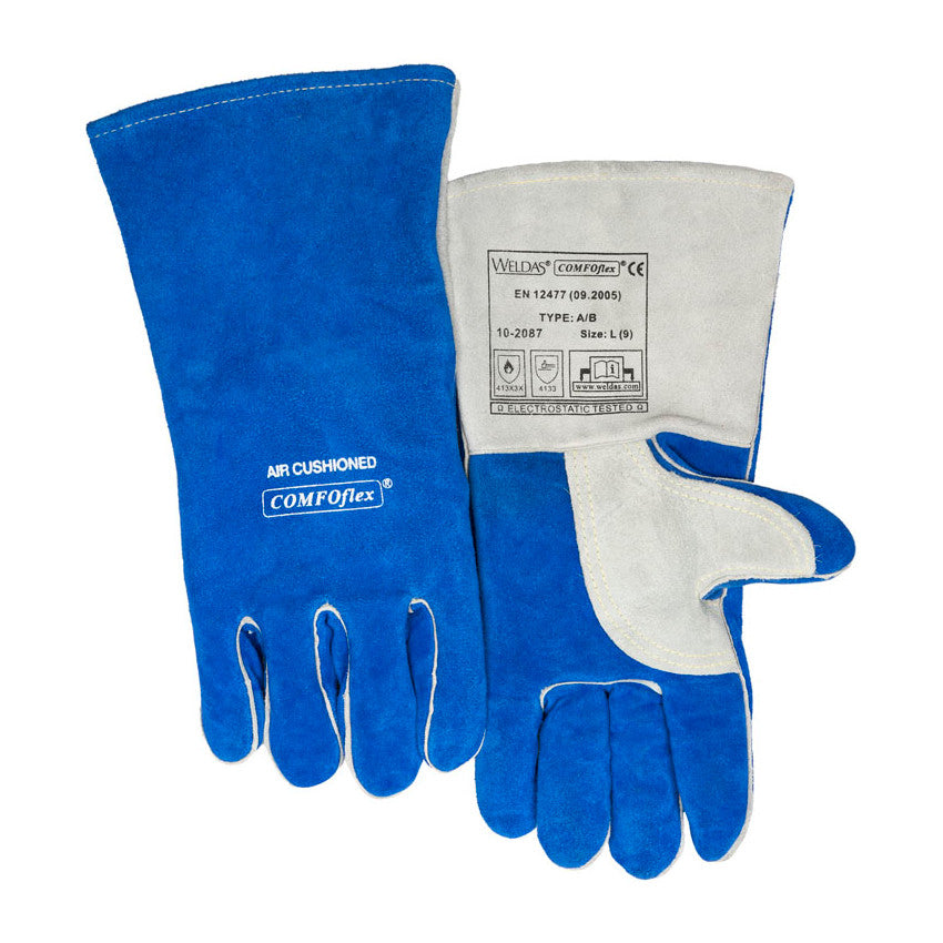 Weldas Comfoflex Blue Welding Gauntlet