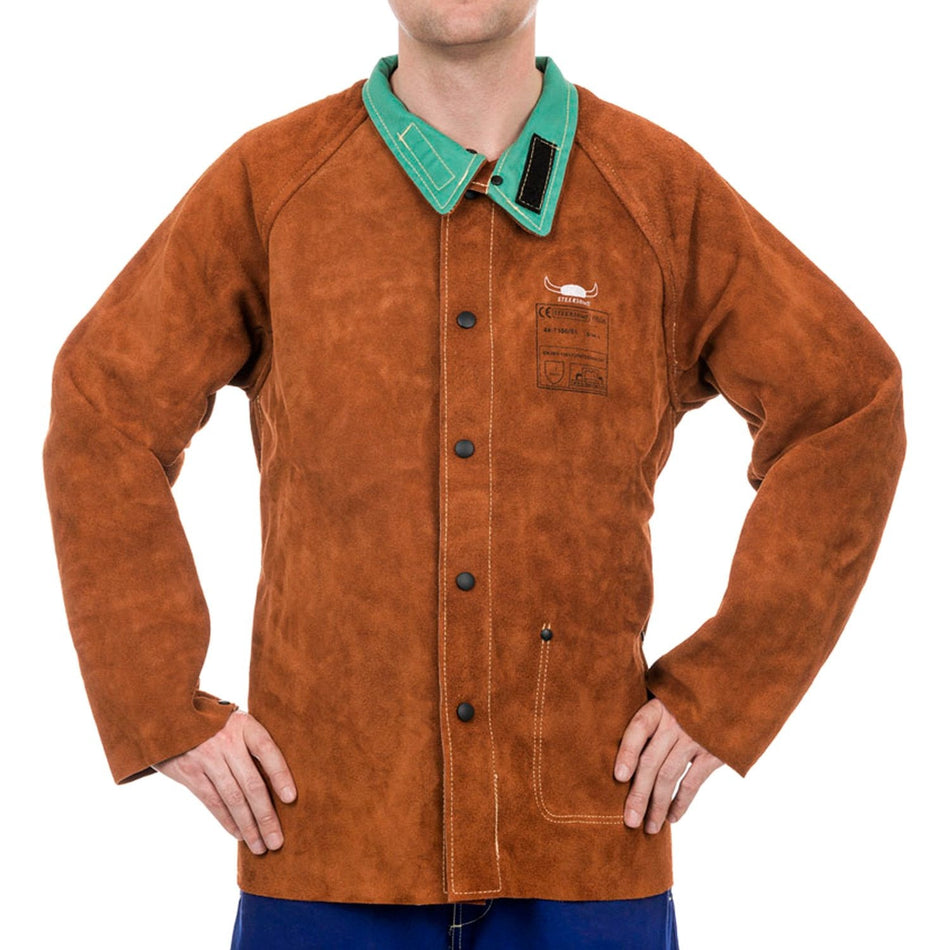 Weldas Lava Brown Heavy Duty Welding Jacket