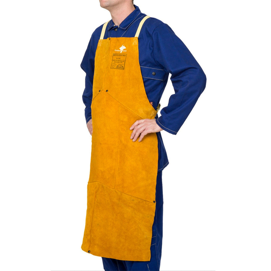 Weldas Golden Brown Welding Apron