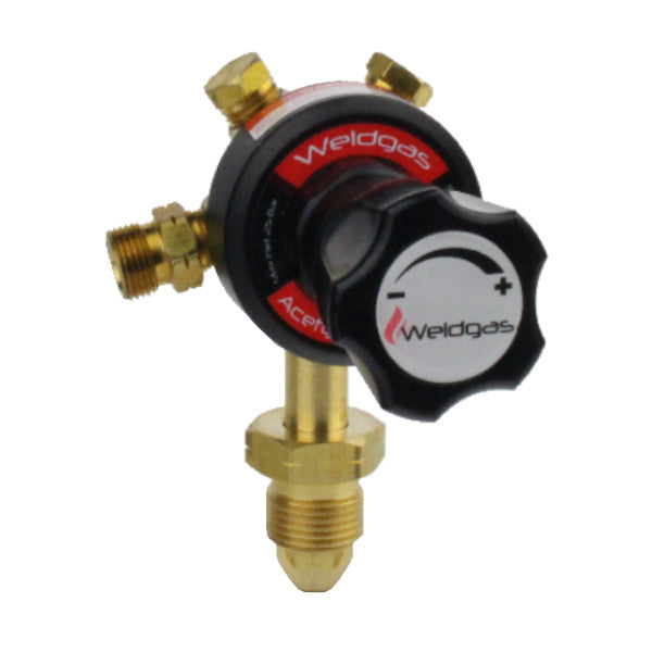 Single Stage Plugged Acetylene Regulator 1.5 Bar